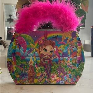 Lisa Frank 2010 Nalani notebook with Pink Fluffy Handle.